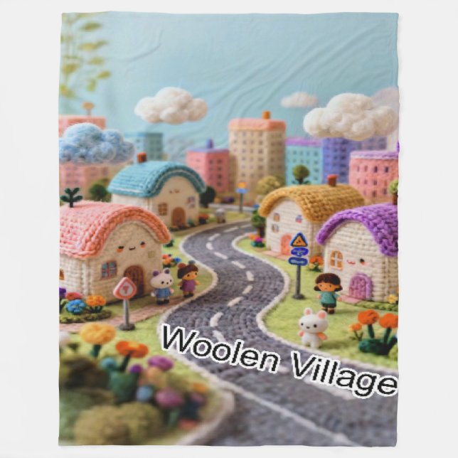 Couverture Polaire Woolen Village  (Devant)