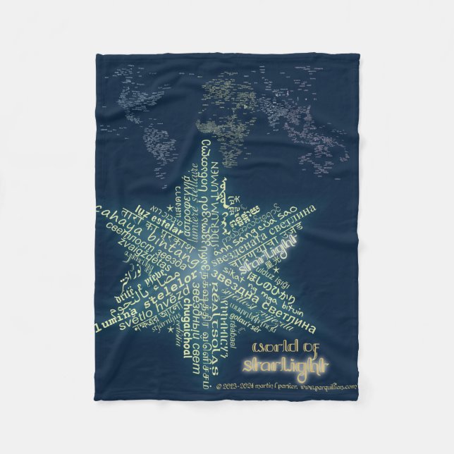 Couverture Polaire World of Starlight Fleece Blanket (Devant)