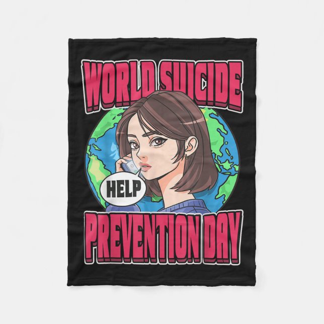 Couverture Polaire World Suicide Prevention Day Awareness September 1 (Devant)