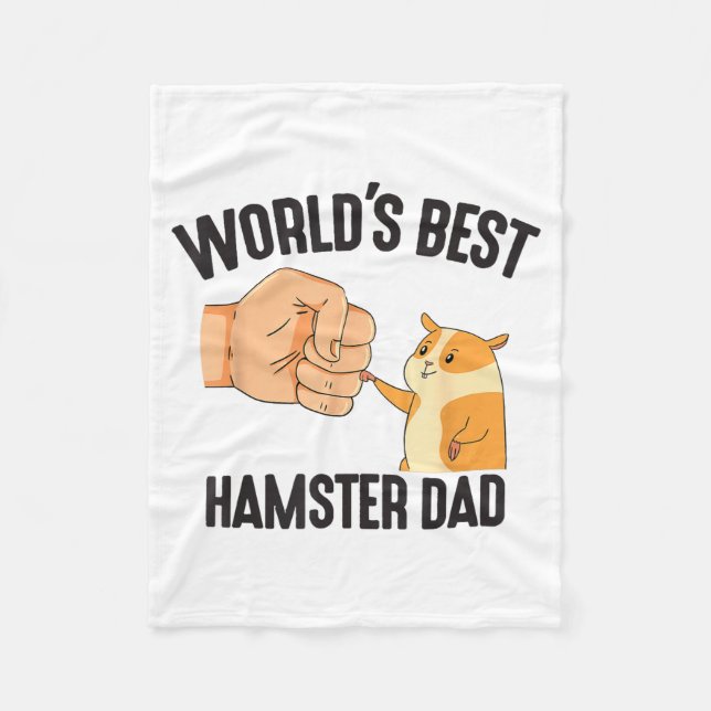 Couverture Polaire World's Hamster Dad Costume For Animal Lovers Hams (Devant)
