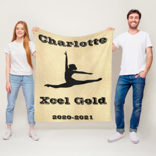 Couverture Polaire Xcel Gold Gymnastique Girls Fleece Blanket