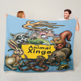 Couverture Polaire Xings animaux