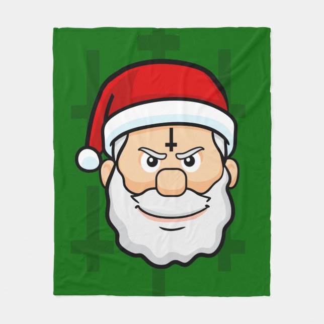 Couverture Polaire xmas hail père Noël (Devant)