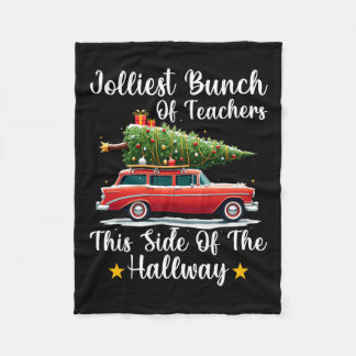 Couverture Polaire Xmas Jolle Bunch D'Enseignants De Ce Côté Du H