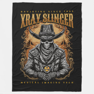 Couverture Polaire XRay Slinger Skeleton Cowboy