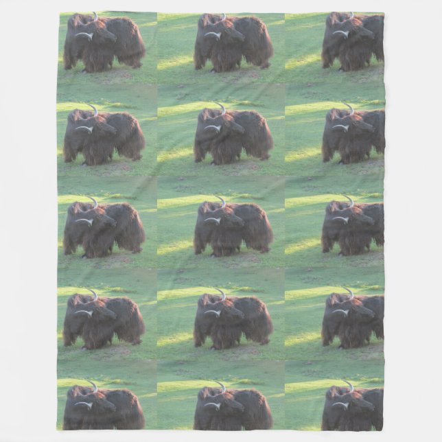 Couverture Polaire Yaks (Devant)