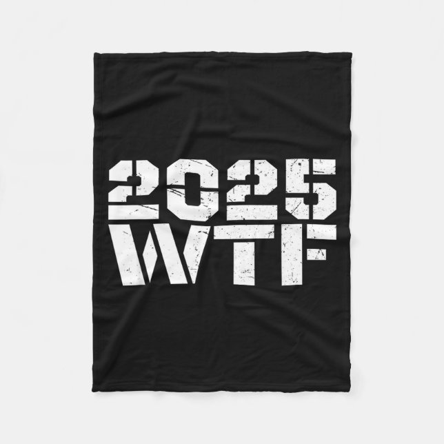 Couverture Polaire Year 2025 Starts With W-t-f 123 Funny New Year Quo (Devant)