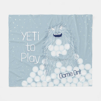 Couverture Polaire Yeti à jouer | Game On | Joueur | Jour de jeu