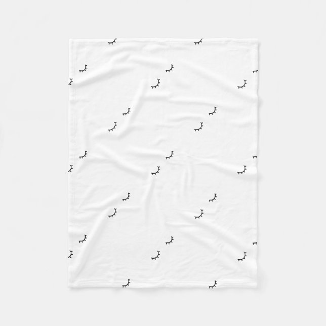 Couverture Polaire Yeux fermés, juste cils (Devant)