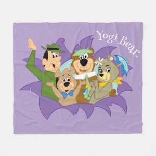 Couverture Polaire Yogi Ours et amis Surprise