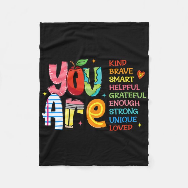 Couverture Polaire You Are Kind Brave Smart Shirt  (Devant)