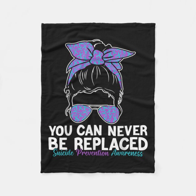 Couverture Polaire You Can Never Be Replaced Suicide Prevention Aware (Devant)