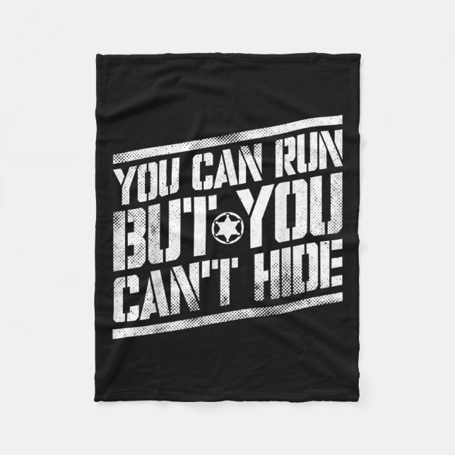 Couverture Polaire You Can Run But You Can't Hide Bounty Hunter  (Devant)