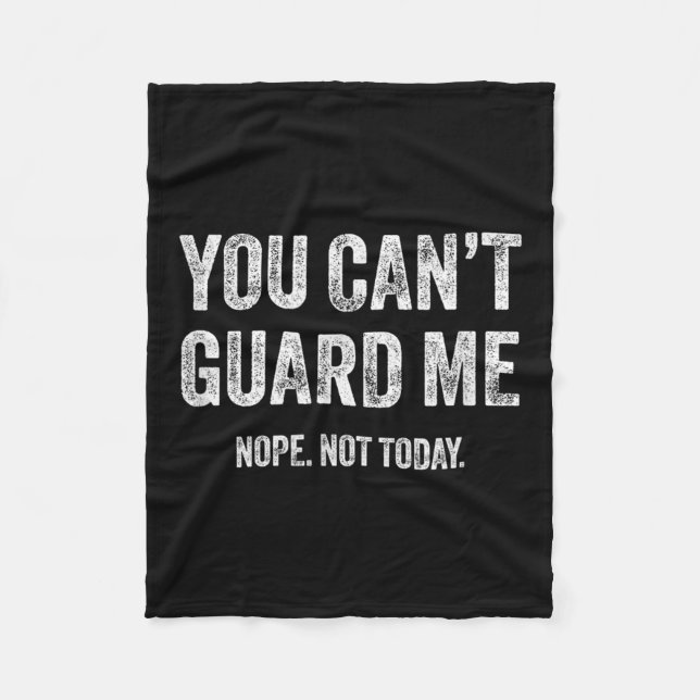 Couverture Polaire You Can't Guard Me  (Devant)