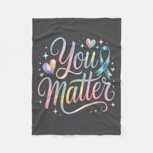 Couverture Polaire You Suicide Prevention Awareness  (Devant)