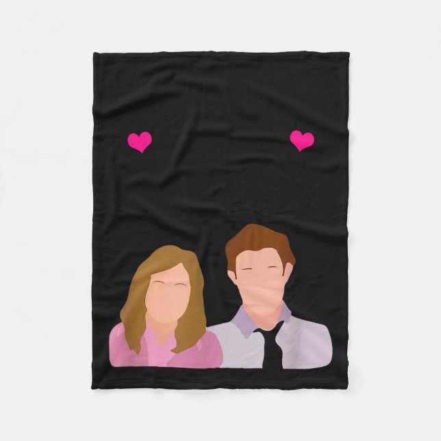 Couverture Polaire You're The Pam To My Jim Valentine’s Day Couple Ma (Devant)
