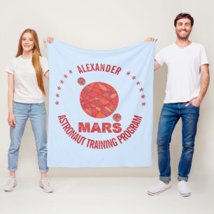 Couverture Polaire Z Mars l'amusement rouge de système solaire de