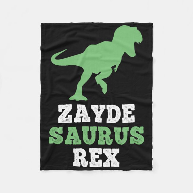 Couverture Polaire Zayde-saurus Rex Dino Dinosaure Drôle Cool Zaydesa (Devant)