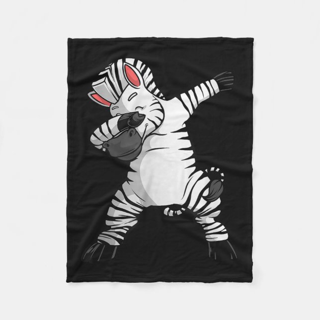 Couverture Polaire Zebra Costume For Kids Boys Girls Zoo Animal Print (Devant)