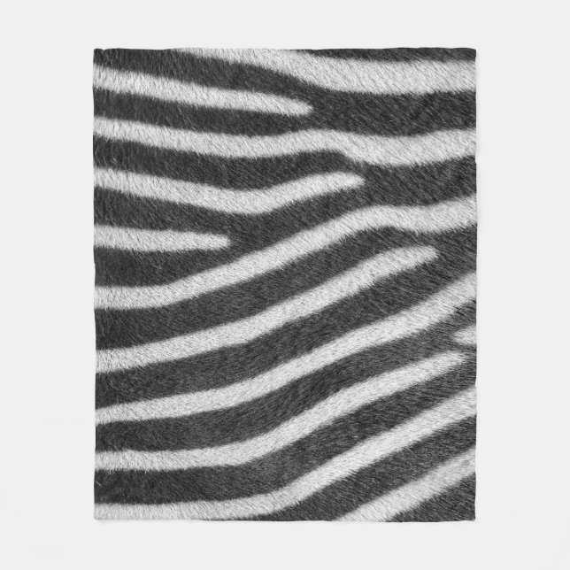 Couverture Polaire Zebra Fur Motif animal (Devant)