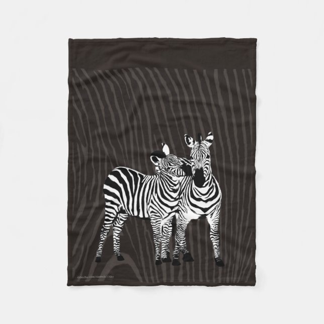 Couverture Polaire Zebra Play (Devant)