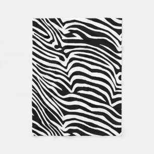Couverture Polaire Zebra skin motif