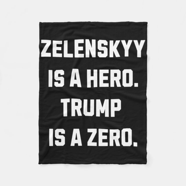 Couverture Polaire Zelenskyy est un héros.  (Devant)