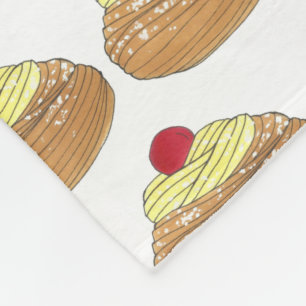 Couverture Polaire ZEPPOLE Italien Frit Pâtisserie Dough Boulangerie 