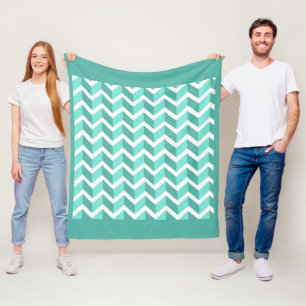 Couverture Polaire ZigZag vert