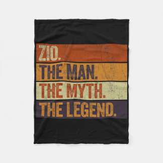 Couverture Polaire Zio l'homme le mythe la légende drôle rétro père