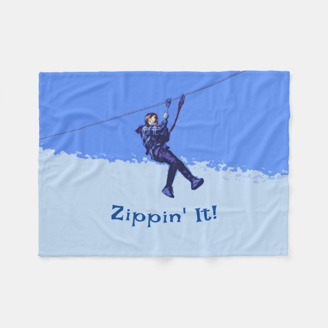Couverture Polaire Zippin'It ! - Zipline Rider (Devant (Horizontal))