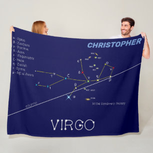 Couverture Polaire Zodiac Constellation Virgo