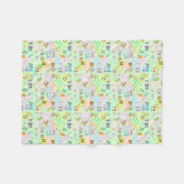 Couverture Polaire Zone Enfants (Devant (Horizontal))