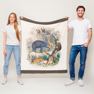 Couverture Polaire zoo, animal, mignonne, animaux, nature, animaux sa