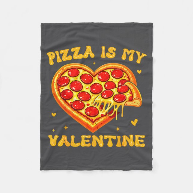 Couverture Polaire Zza est mon Valentin drôle de la Saint-Valentin cœ (Devant)