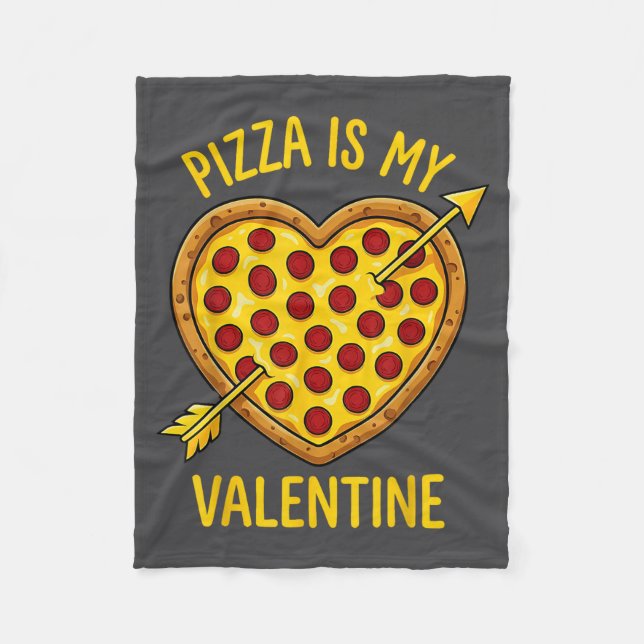 Couverture Polaire Zza est mon Valentin drôle de la Saint-Valentin ga (Devant)