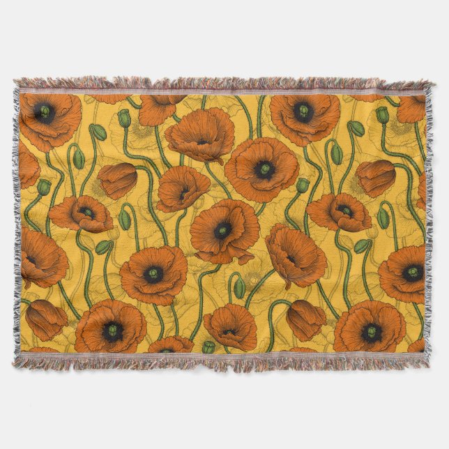 Couverture Poppies orange (Devant)