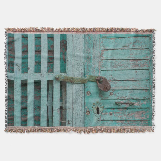 Couverture Porte Turquoise patinée (Devant)