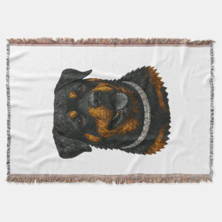 Couverture Portrait de Rottweiler en mosaïque de pierres préc