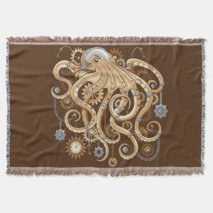 Couverture Poulpe Steampunk Rétro Fantastique Mécanique