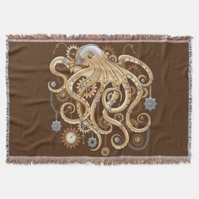 Couverture Poulpe Steampunk Rétro Fantastique Mécanique (Devant)