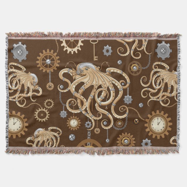 Couverture Poulpe Steampunk Rétro Fantastique Mécanique (Devant)