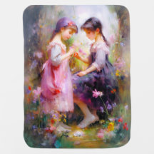 Amis et fleurs
