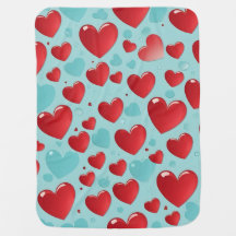 Bubble Hearts blankie | jemmes
