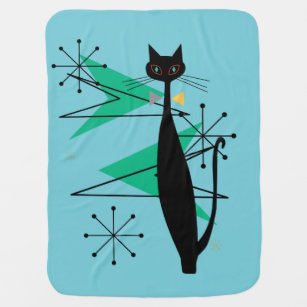 Couvertures Chat Noir Pour Bebes Zazzle Fr Couvertures Chat Noir Pour Bebes Zazzle Fr