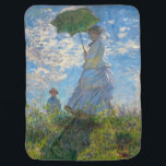 Couverture Pour Bébé Claude Monet - La Promenade, Femme avec un Parasol<br><div class="desc">La Promenade,  Femme avec un Parasol / Madame Monet et son fils / La Promenade / La Femme a l'ombrelle - Claude Monet,  1875</div>