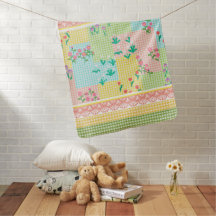 Couverture bébé Faux Quilt