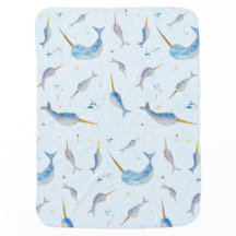 Couverture bébé Narwhal
