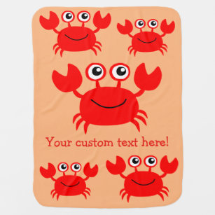 Couvertures Crabe Pour Bebes Zazzle Fr Couvertures Crabe Pour Bebes Zazzle Fr
