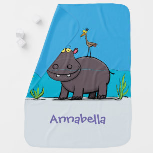 Couvertures Hippopotame De Pour Bebes Zazzle Fr
